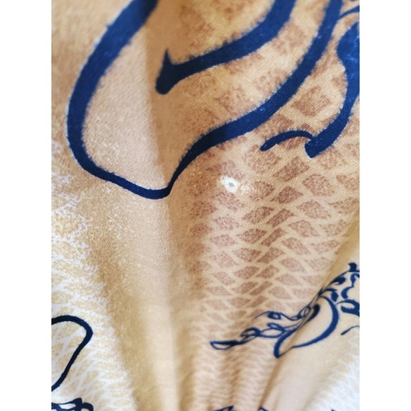 Women's Brown Polyester Blend Round Neck Sleeveless Casual Knee Length Dress S - Picture 9 of 11